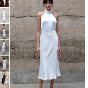 Jenny Yoo Nicolette Dress White Size 2 New, Never Worn, Tags Attached